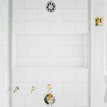 Ledge Built Into Shower Wall For Soap, Shampoo