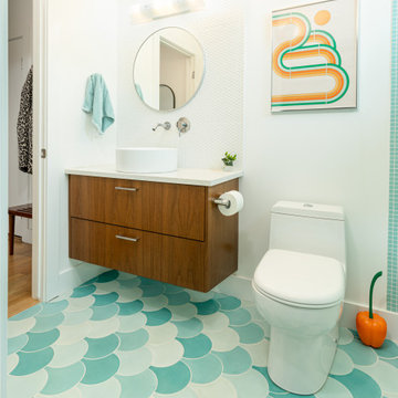 Pigment and Pattern: A New Build Midcentury Modern House