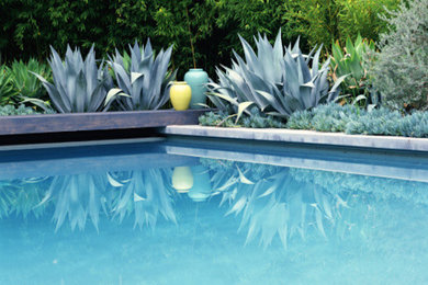 Inspiration for a traditional pool in New York.