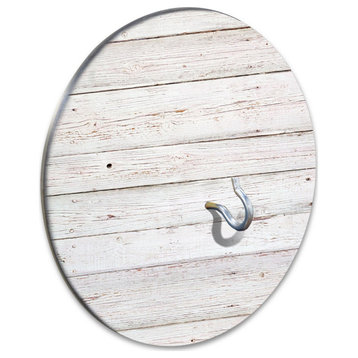 Country Living Rustic White Wood Hook Ring Game