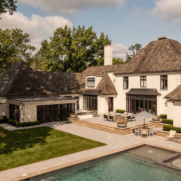 Screened Porch Addition with Fireplace & Outdoor Living Spaces