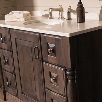 Cherished Traditional Cherry Bathroom Furniture Collection