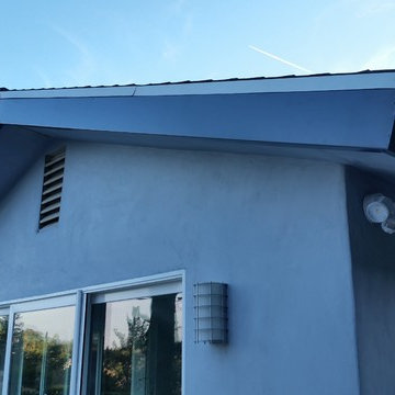 Fascia Wrap, Custom Sectional Slant Back Box Gutters in Studio City