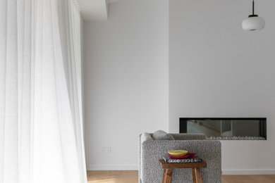 Design ideas for a contemporary living room in Canberra - Queanbeyan.
