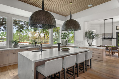 Kitchen - transitional kitchen idea in Orlando