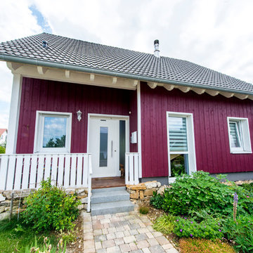 Holzhaus im Schwedenhausstil