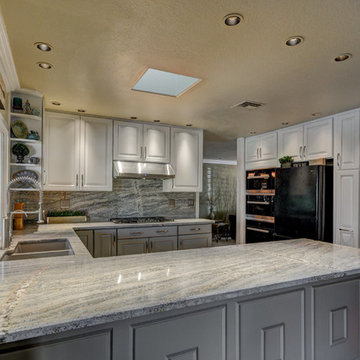 Dual Cabinet Colors Featured in this Remodeled Kitchen
