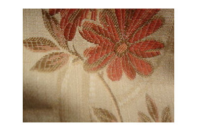 * 5 Meter* Oasis Flora Jacquard Curtain Fabric Upholstery Material