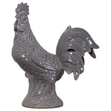 Varaluz Americana Rooster Statue - Grey