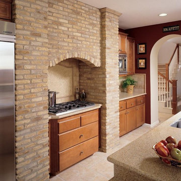 Brick Kitchen Accent Wall