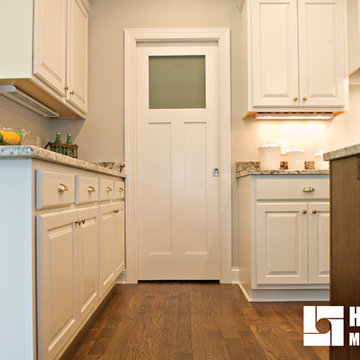 MDF Pocket Door with Satin Glass