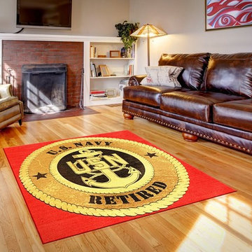 Custom Military Logo Rugs