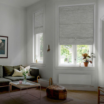 Magnetic Roman Shade_Ivory
