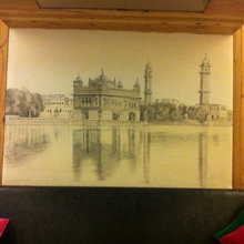 CHARCOAL ON CANVASS