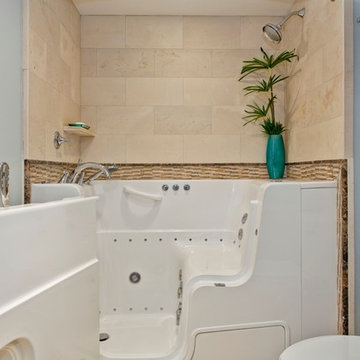 Universal Bath Remodel in San Diego Condo - CairnsCraft Design & Remodel
