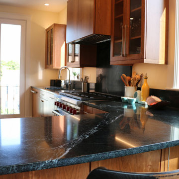 Black Soapstone Kitchen