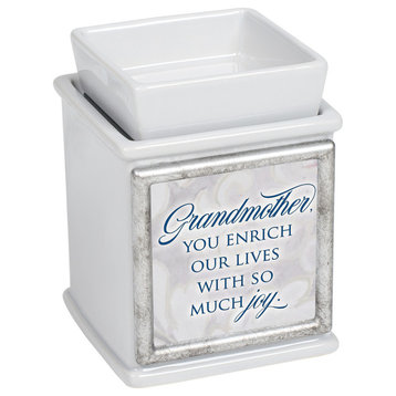 Grandmother Our Lives Much Joy Wax Warmer