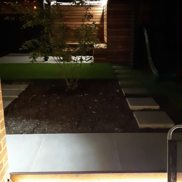 Bespoke shed and covered seating area