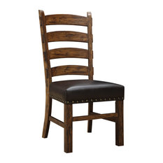 Rustic Leather Dining Chairs rustic dining room chairs | houzz Rustic Leather Dining Chairs rustic dining room chairs | houzz
