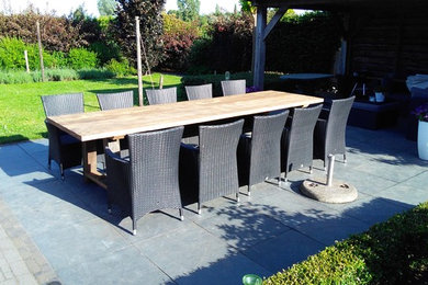 Garden table made from old wood