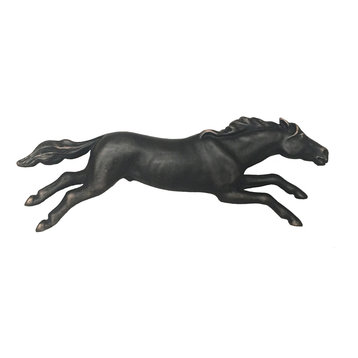 Wild Horse Pull, Right Facing, Oil Rub Bronze