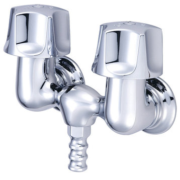 Central Brass Two Handle Leg Tub Faucet