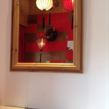 Alpine and Asian bedroom
