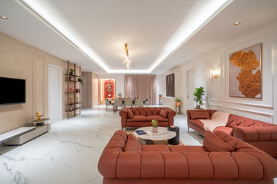 Luxury 4BHK Apartment Interior Design in Hyderabad