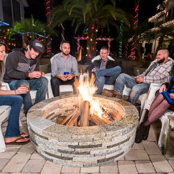 48" Round Granite Fire Pit - Fire Pits