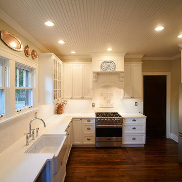A beautiful white white kitchen in Deerfield