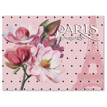 Tina Lavoie 'Paris Magnolias I' Canvas Art, 18" x 24"