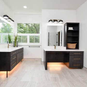 Modern Primary Bathroom Remodel King George, VA
