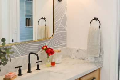 Inspiration for a bathroom remodel in Orange County
