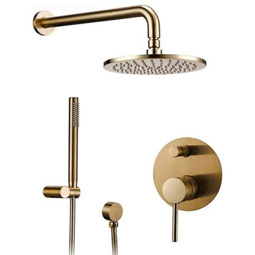 Wasser™ Solid Brass Shower Faucet With Handheld Shower