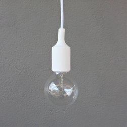 pendant cord - white - Pendant Lighting