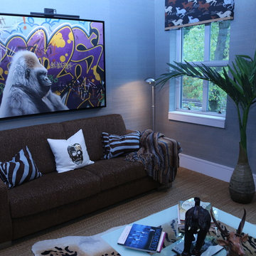 Animal Theme Den for a Condo