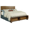 Kincaid Traverse Craftsman Live Edge Queen Storage Bed, Maple 660-308P
