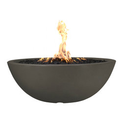 The Outdoor Plus - Sedona Firepit, Gray, 48" - Fire Pits