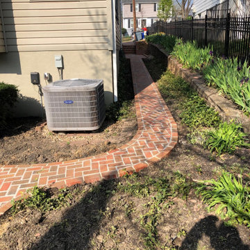 Brick Paver Driveway, Steps, Patio, Herb Garden, and Walkway in Bethesda MD