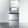 Summit FRBW52D Upper Warming Cabinet And Lower All/Freezer
