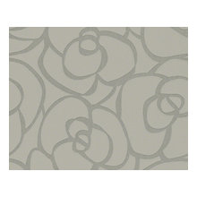 Powder room wallpaper