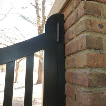 Bronze Butt Hinges on Double Gate