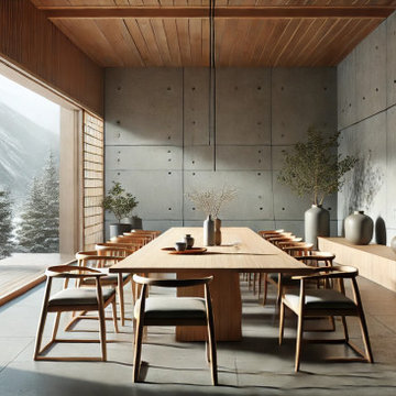 Snowy Zen by blending souls of Japanese and Wabi Sabi