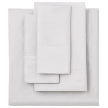 Microfiber Sheet Set, White, King