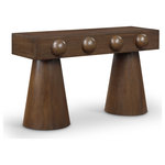 Meridian Furniture - Bracciano Oak Veneer Console Table, Brown - Indulge in the allure of the Brown Oak Veneer Bracciano Console Table by Meridian Furniture. Its captivating design and luxurious Brown Oak Veneer elevate any space with effortless elegance. Crafted with precision and durability in mind, this stunning piece becomes the focal point of gatherings, fostering moments of connection and warmth. Embrace sophistication and style with the Bracciano Console Table, a testament to exquisite taste and timeless beauty.