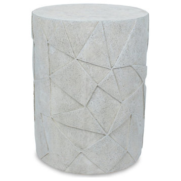 Nodi Indoor And Outdoor Volcanic Stone Side Table