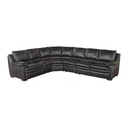 Natuzzi Editions Leather Sectional Sofa A329 - Sectional Sofas