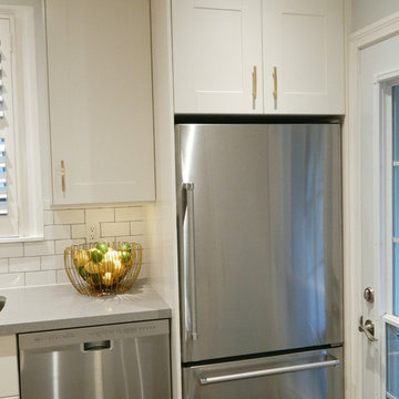 Open-Concept Kitchen - IKEA Grimslov White
