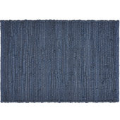 Geometry Blue Placemats Set of 6 - Washable Woven Burlap Cloth Fabric  Placemat for Square/Rectangle/Round/Oval Dining Table,Modern Abstarct Grey  Black