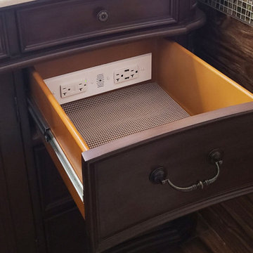 Bathroom Vanity In-Drawer Outlets